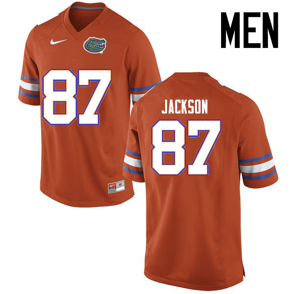 Men Florida Gators #87 Kalif Jackson College Football Jerseys Sale-Orange - Click Image to Close